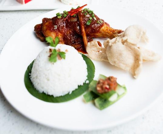 Ayam Masak Merah with Rice