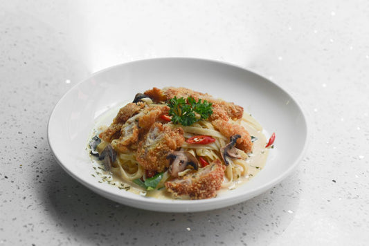Prawn Creamy Butter Fettucine