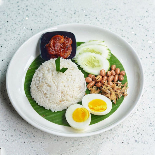 Basmathi Nasi Lemak with Sambal (Sunny Side Egg)